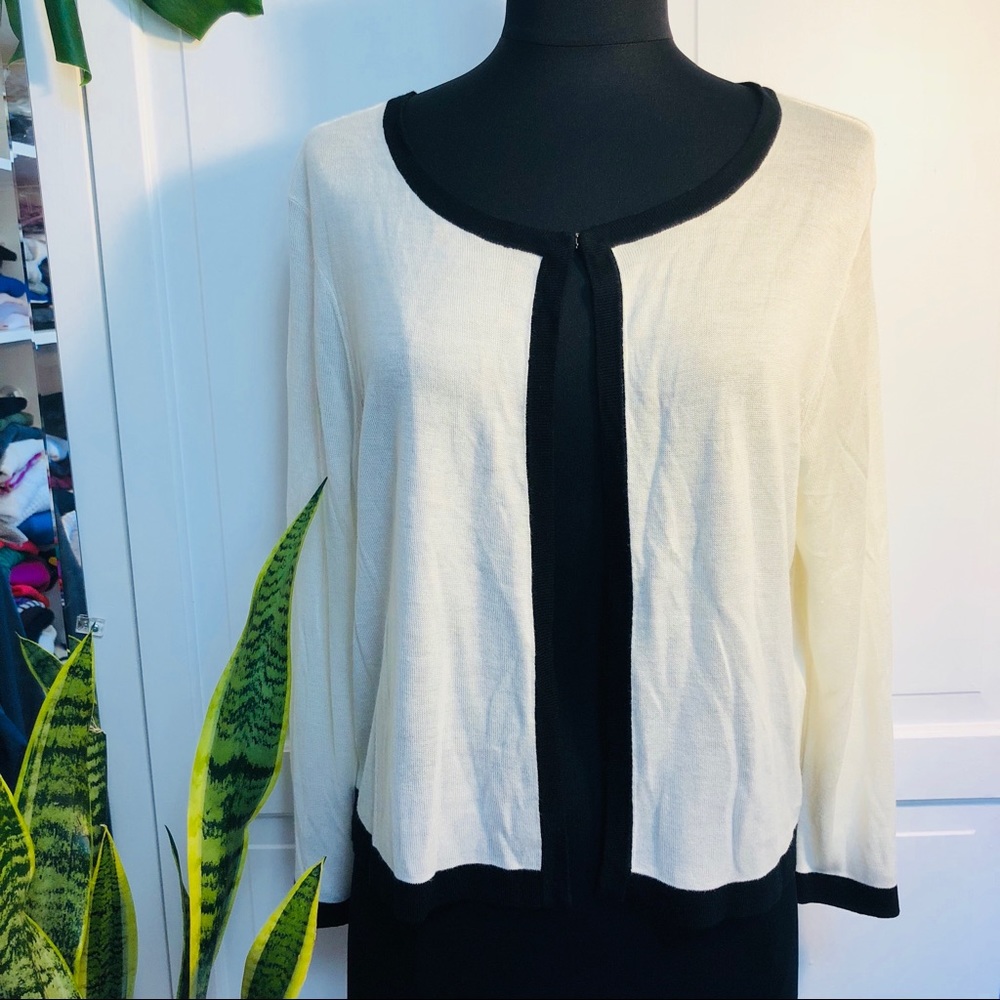 Talbots Cream Cardigan - Picture 2 of 4